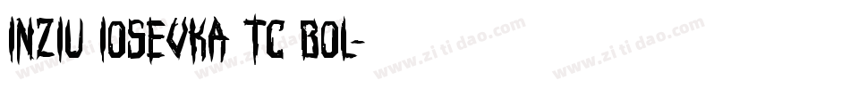 Inziu Iosevka TC Bol字体转换